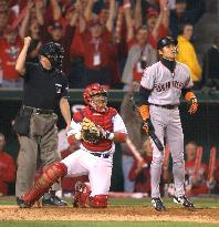 Shinjo strikes out in Anaheim World Series victory